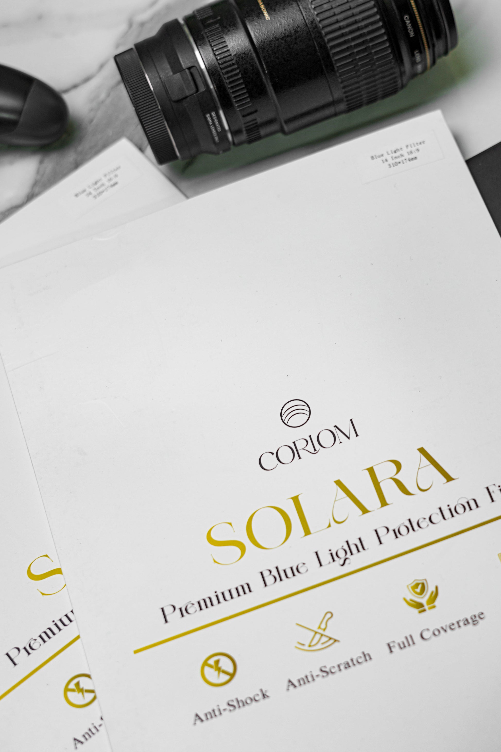 CORIOM Solara Premium Screen Guard – Ultra Clear High Durability Protector with Magnetic Alignment Slim Minimal Design for Laptop and Digital Devices - Coriom