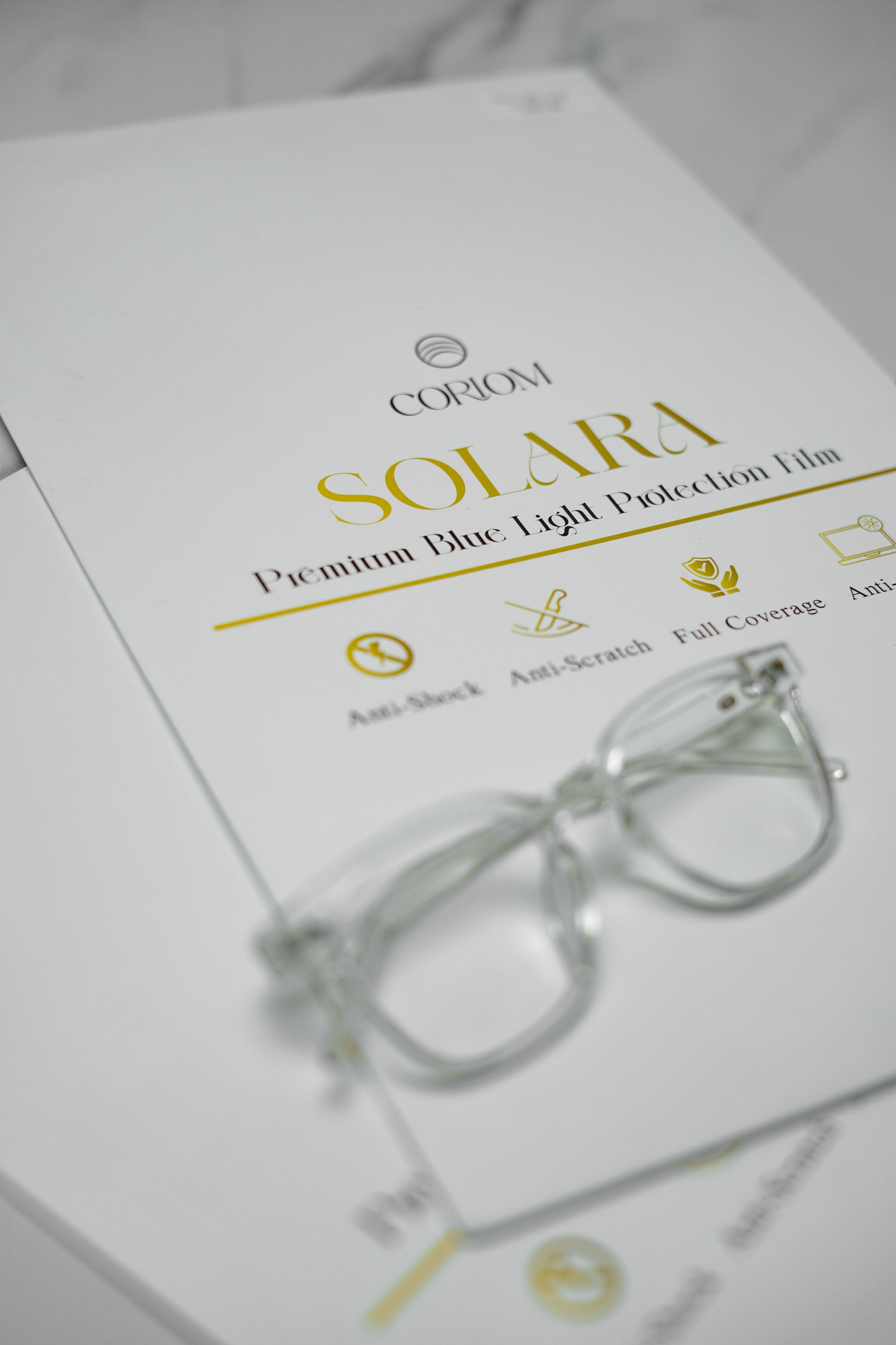 CORIOM Solara Premium Screen Guard – Ultra Clear High Durability Protector with Magnetic Alignment Slim Minimal Design for Laptop and Digital Devices - Coriom