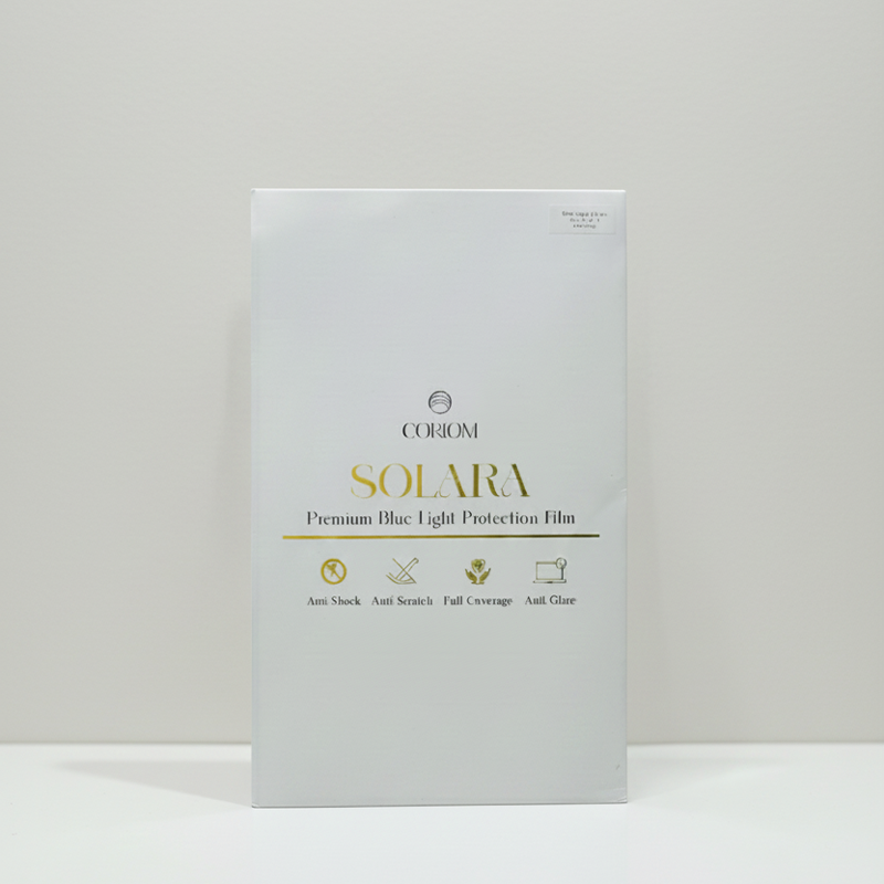 CORIOM Solara Premium Screen Guard – Ultra Clear High Durability Protector with Magnetic Alignment Slim Minimal Design for Laptop and Digital Devices - Coriom