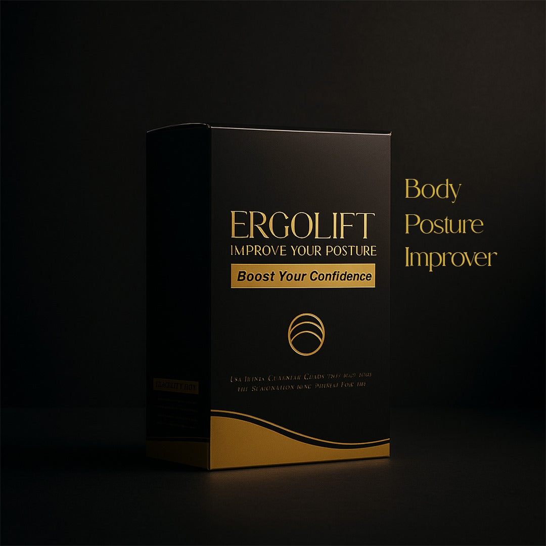 ErgoLift Back and Shoulder Posture Corrector – Ergonomic Spine Alignment Support for Back Strain Relief Improved Posture and Confident Look - Coriom