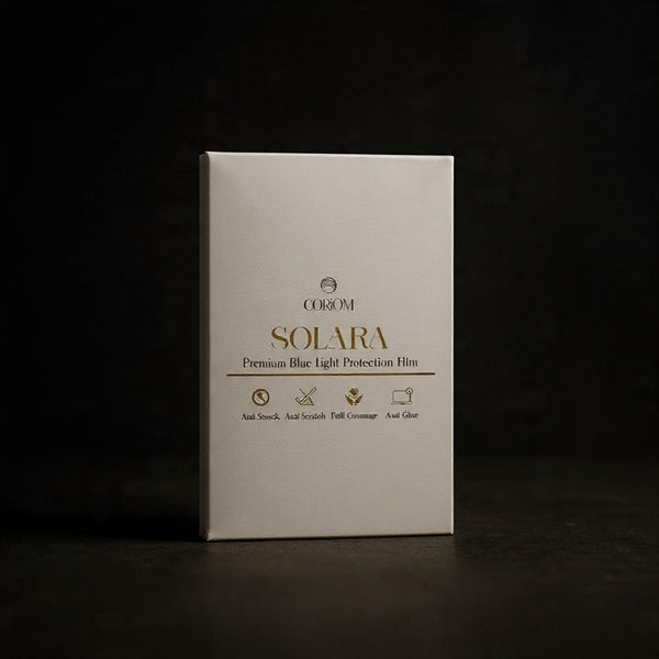 CORIOM Solara Premium Screen Guard – 14 Inch Ultra Clear High Durability Protector with  Minimal Design for Laptop and Digital Devices