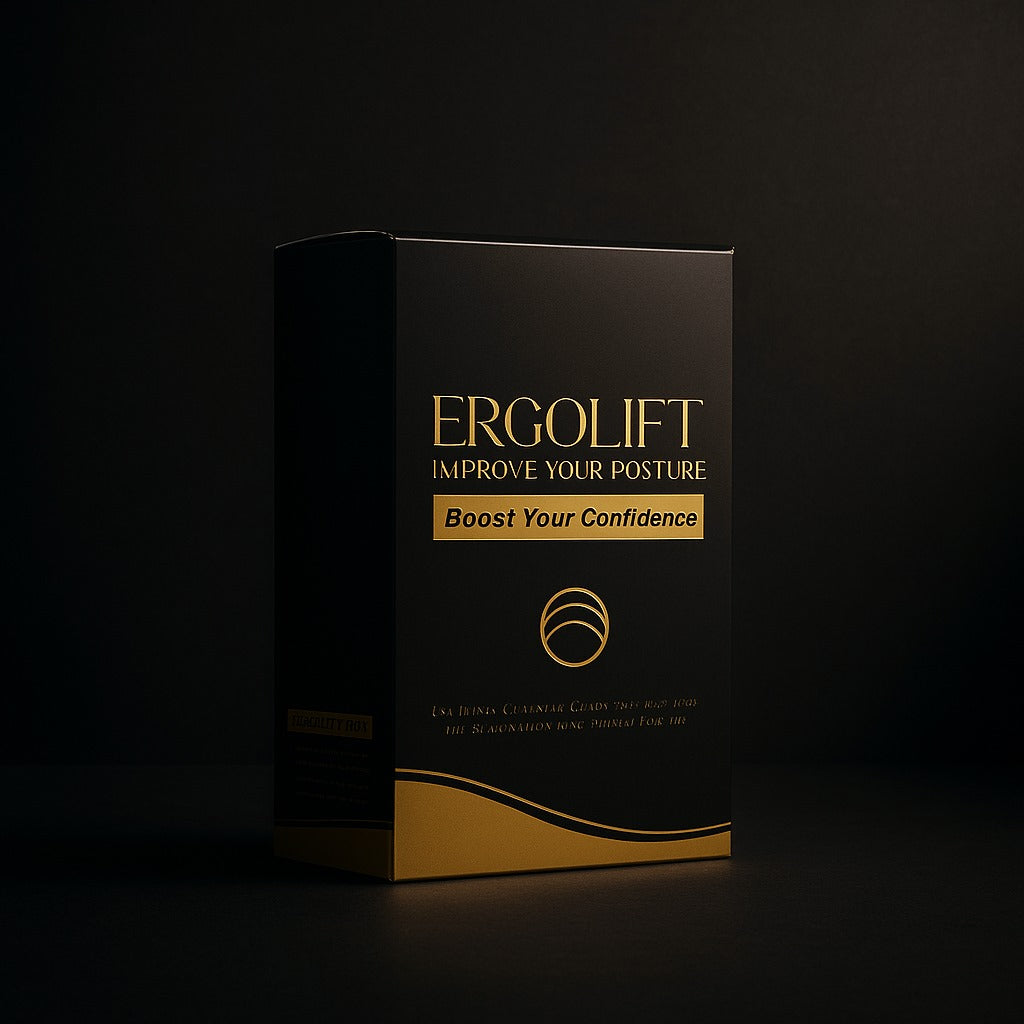 ErgoLift Back and Shoulder Posture Corrector – Ergonomic Spine Alignment Support for Back Strain Relief Improved Posture and Confident Look - Coriom