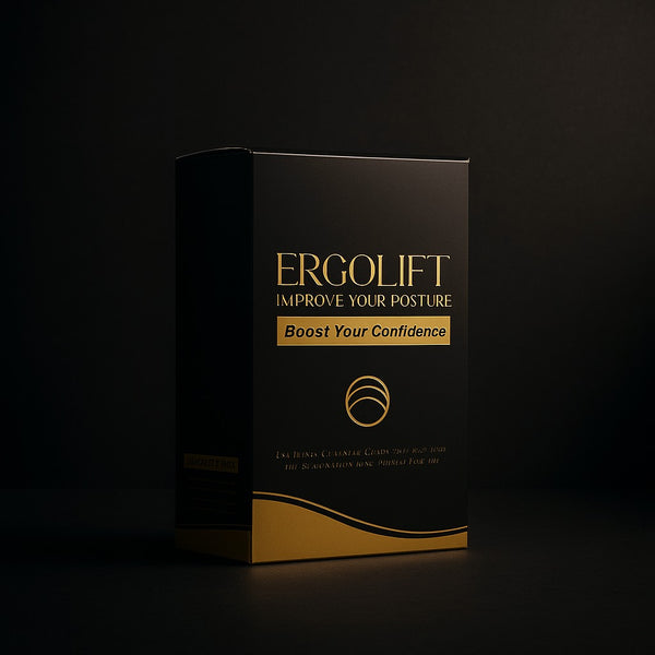 ErgoLift Back and Shoulder Posture Corrector – Ergonomic Spine Alignment Support for Back Strain Relief Improved Posture and Confident Look